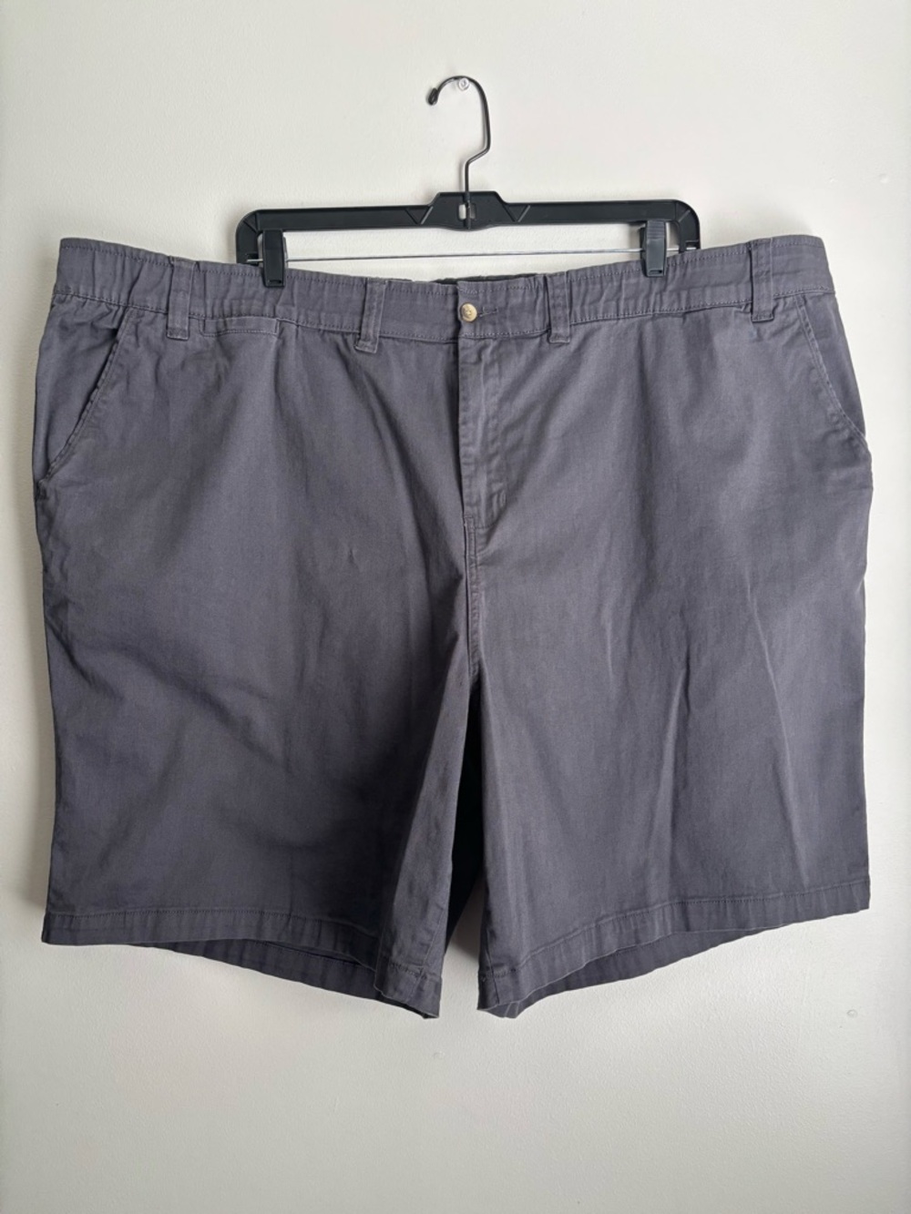 King Size Gray Chino Shorts 58 Big | Classic Dadcore Casual Everyday Shorts